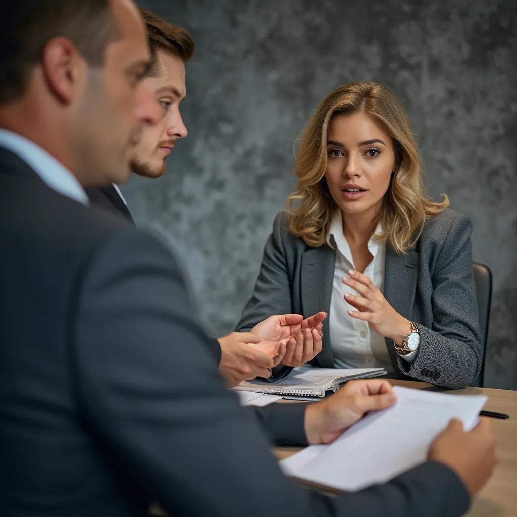 Consultant BizBoost en discussion avec un client
